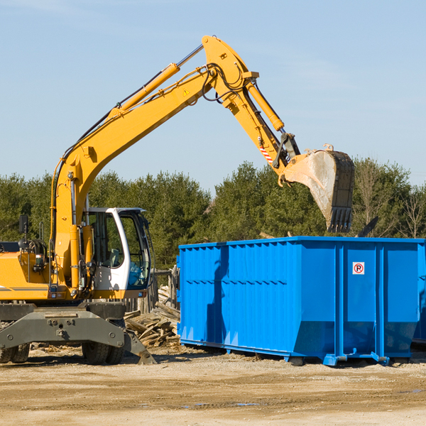 can i choose the location where the residential dumpster will be placed in Mission Canyon CA